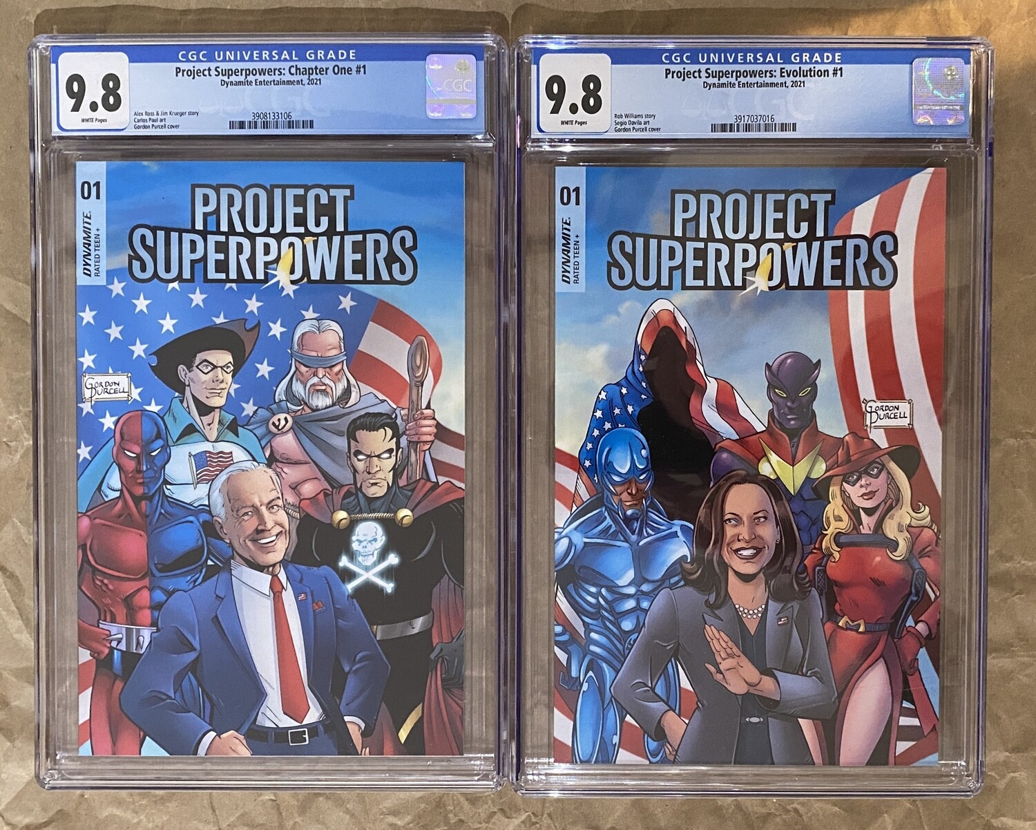 Project Superpowers #1 - Inauguration Exclusive - CGC 9.8