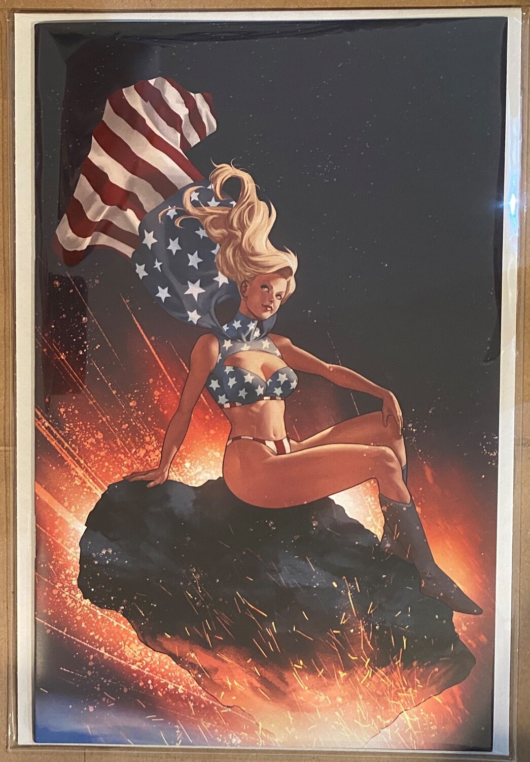 Patriotika United #1 - Adam Hughes Supergirl Homage Virgin