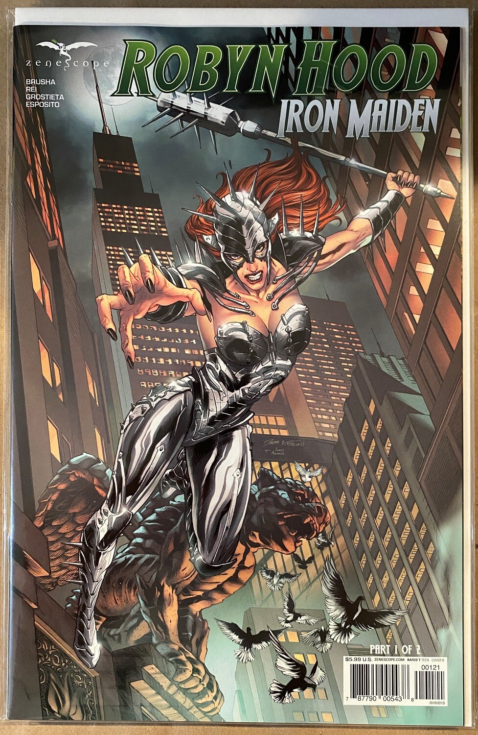Robyn Hood: Iron Maiden #1 - Cover B