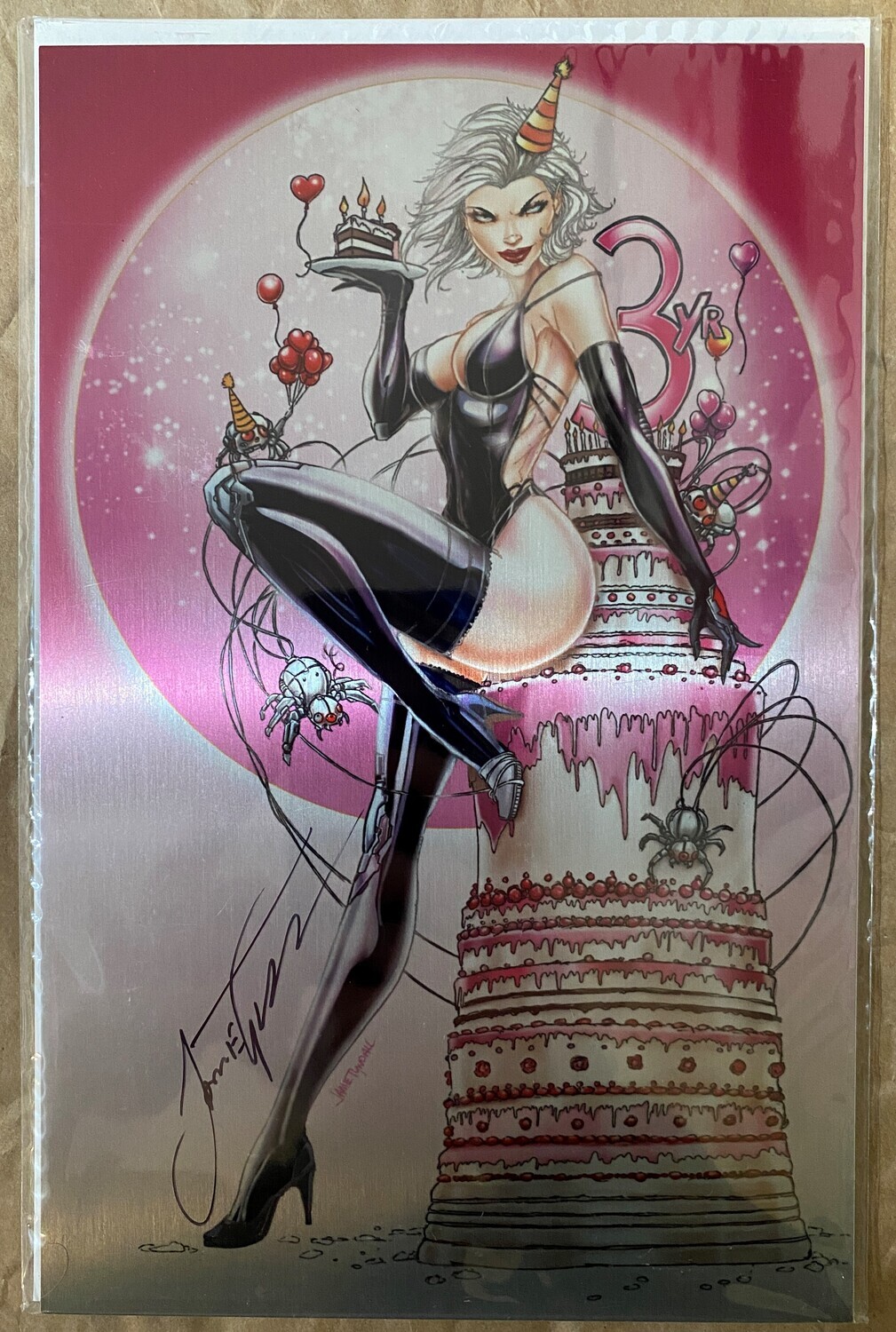 White Widow #2 - 3rd Birthday Virgin Metal (SIGNED)