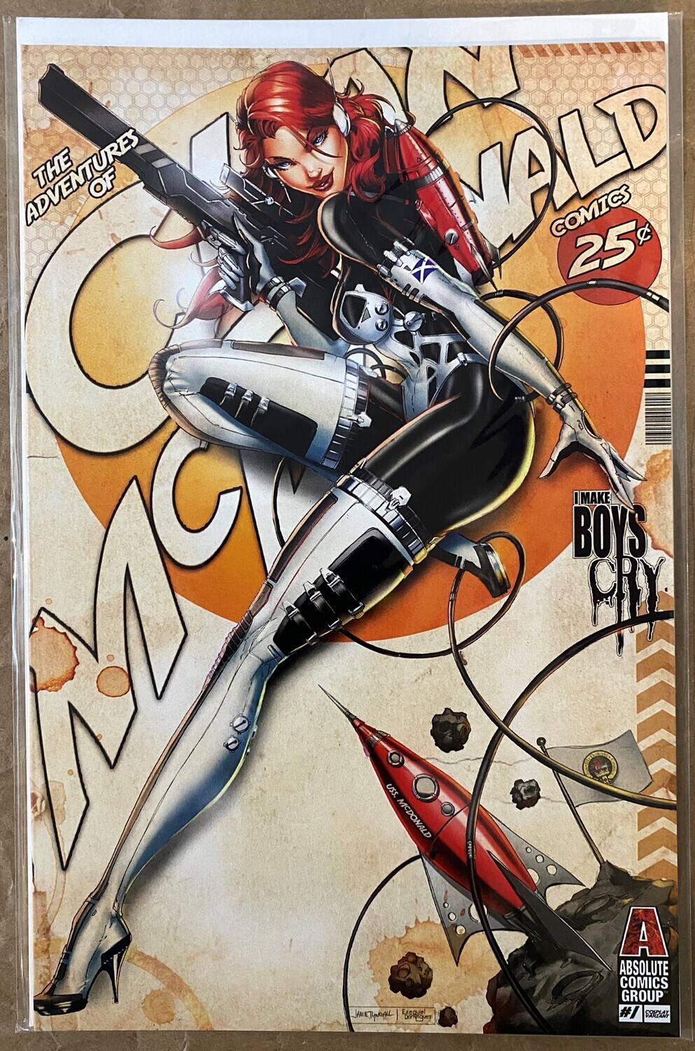 I Make Boys Cry #1 - McSpace Pin-Up Trade