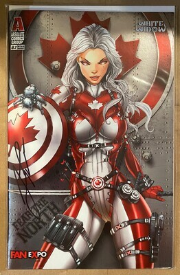 White Widow #2 - Captain Canada Foil (SIGNED)