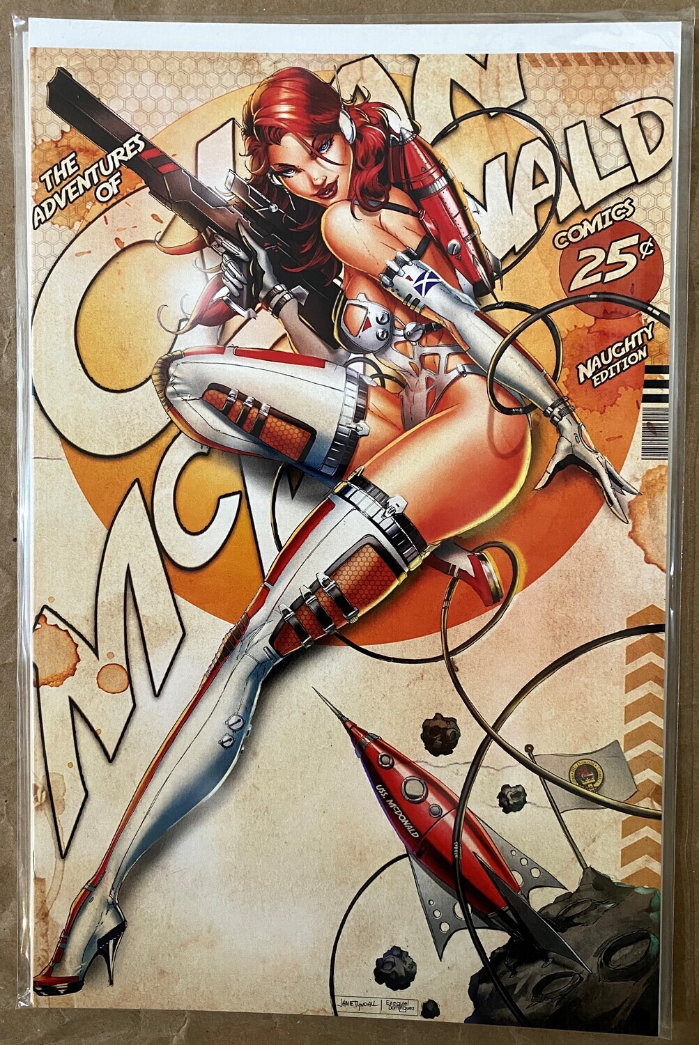 I Make Boys Cry #1 - McSpace Pin-Up Virgin