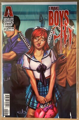 I Make Boys Cry #2 - Schoolgirl Holographic Trade