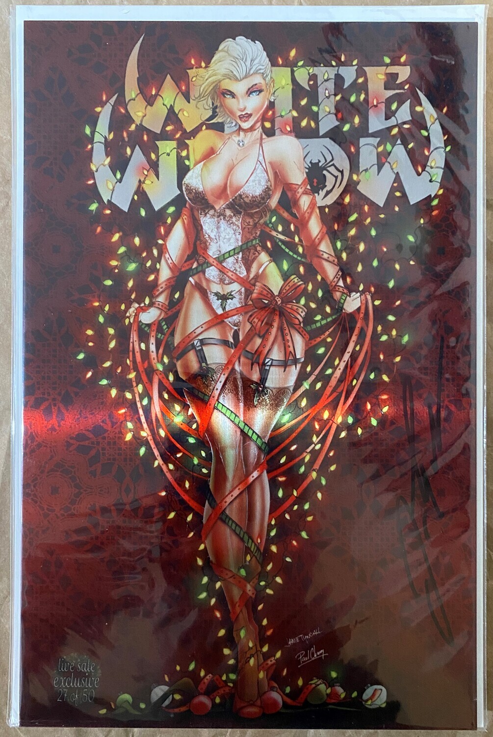 White Widow #4 - Christmas Metal Exclusive (SIGNED)