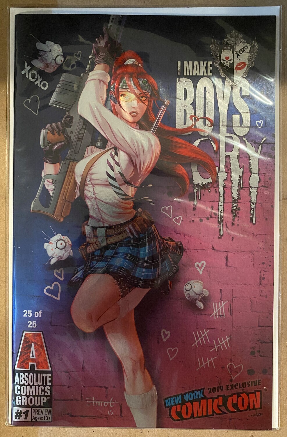 I Make Boys Cry #1 - NYCC Preview Holofoil