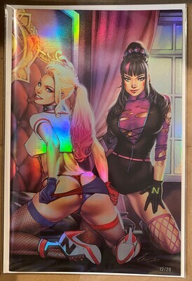Notti &amp; Nyce Cosplay Gallery - Harley &amp; Punchline Cosplay Virgin Holofoil