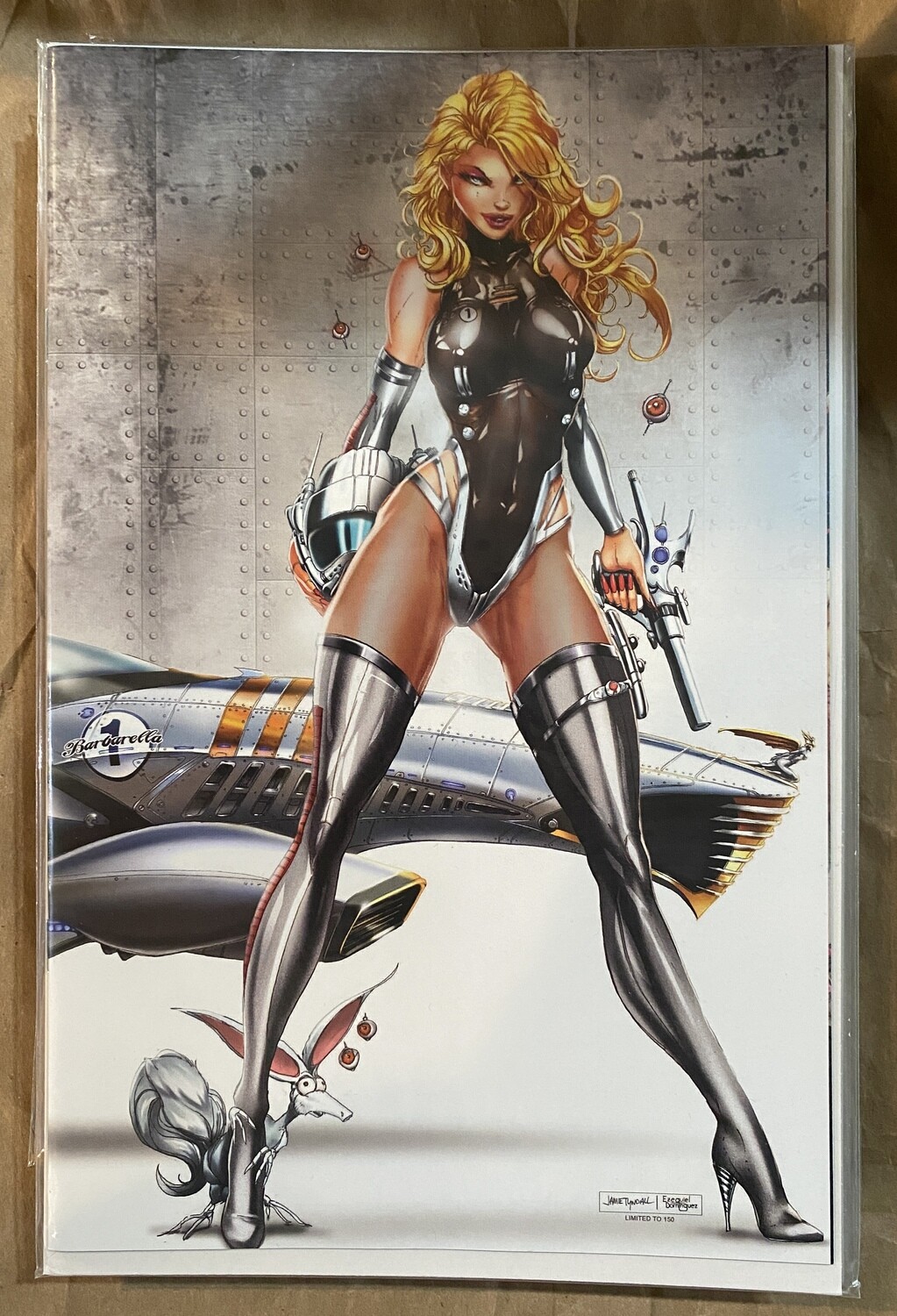 Barbarella #1 - Silver Speeder Wraparound Virgin
