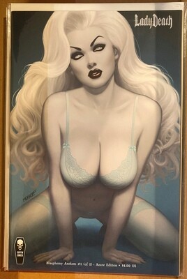 Lady Death Blasphemy Anthem #1 - Azure Lingerie Exclusive