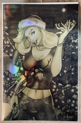 Totally Rad Comics: Violet #1 - Christmas Virgin Gold Holofoil Exclusive