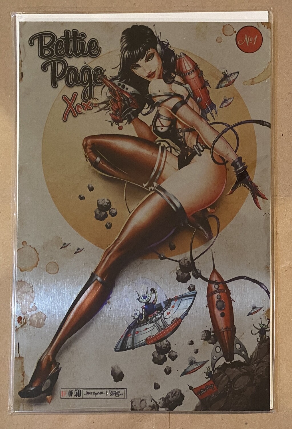 Bettie Page #1 - Retro / Fallout Nuka-Cola Metal
