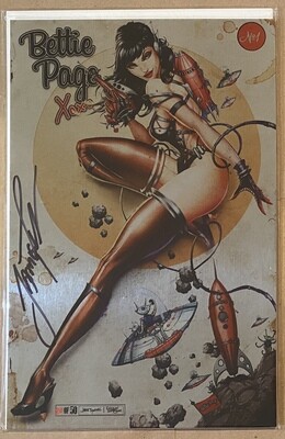 Bettie Page #1 - Retro / Fallout Nuka-Cola Metal (SIGNED)