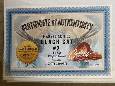 Black Cat #2 - Virgin Exclusive (SIGNED)