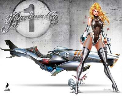 Barbarella #1 - Silver Speeder Wraparound Virgin