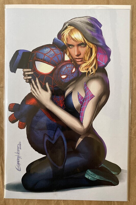 Miles Morales Spider-Man #25 - Gwen &amp; Spider-Pig Virgin Variant