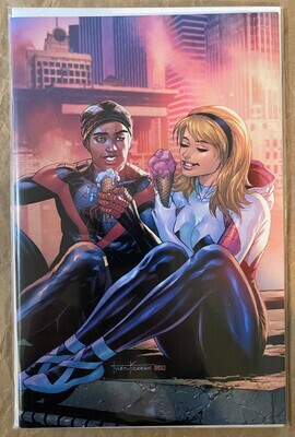 Miles Morales Spider-Man #25 - Gwen &amp; Miles Virgin Variant