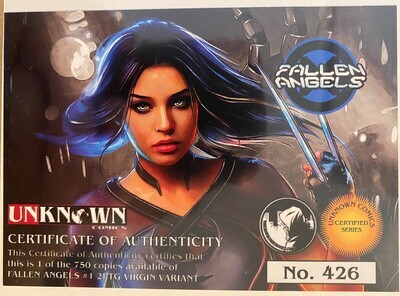 X-Men: Fallen Angels #1 - Color Splash Virgin Exclusive