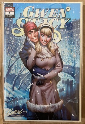 Gwen Stacy #1 - J. Scott Campbell Winter Exclusive