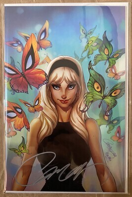 Gwen Stacy #1 - J. Scott Campbell - Virgin Exclusive SIGNED w/CoA