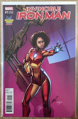 Invincible Iron Man #1 - Iron Heart Midtown Comics Exclusive