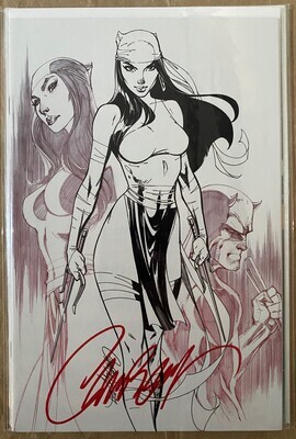 Elektra #1 - Virgin Sketch Exclusive SIGNED