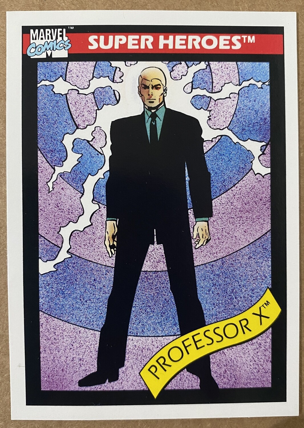 Marvel Comics Super Heroes - Professor X Card