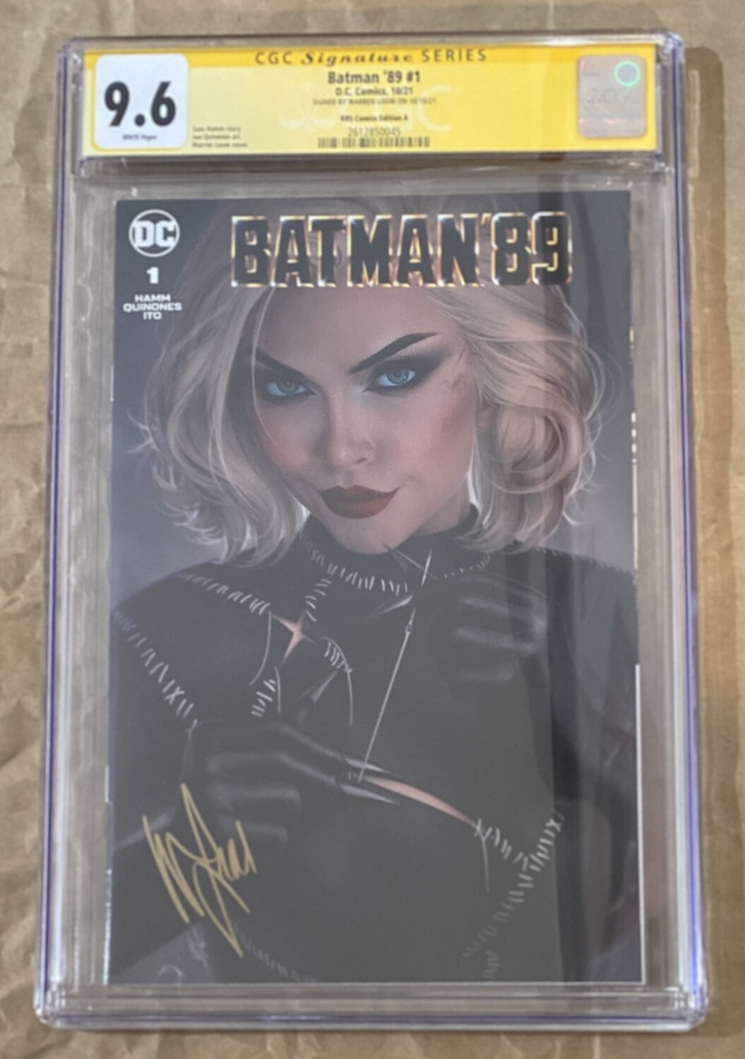 Batman &#39;89 #1 - Warren Louw Trade Exclusive - CGC 9.6 (Signature Series)