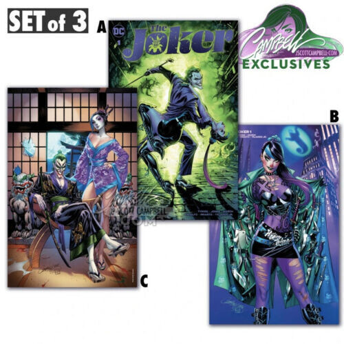 Joker #1 - J. Scott Campbell Exclusive Set