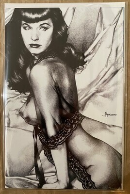 Bettie Page #1 - Vintage Black &amp; White Virgin Exclusive