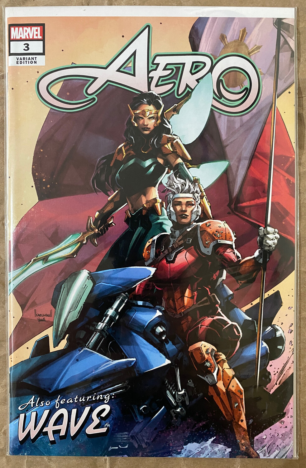 Aero #3 - The Comic Mint Trade Variant
