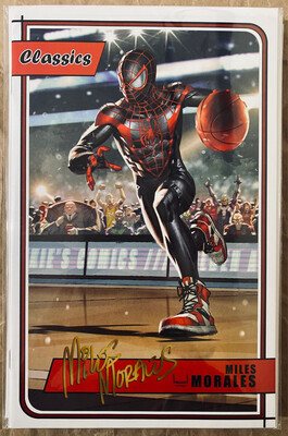 Amazing Spider-Man #68 - Marvel Classics Miles Morales Basketball Card Exclusive