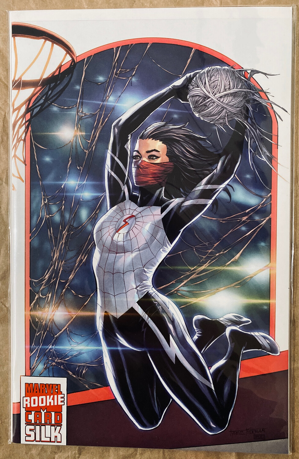 Silk #2 - Marvel Classics Basketball Card Virgin Exclusive