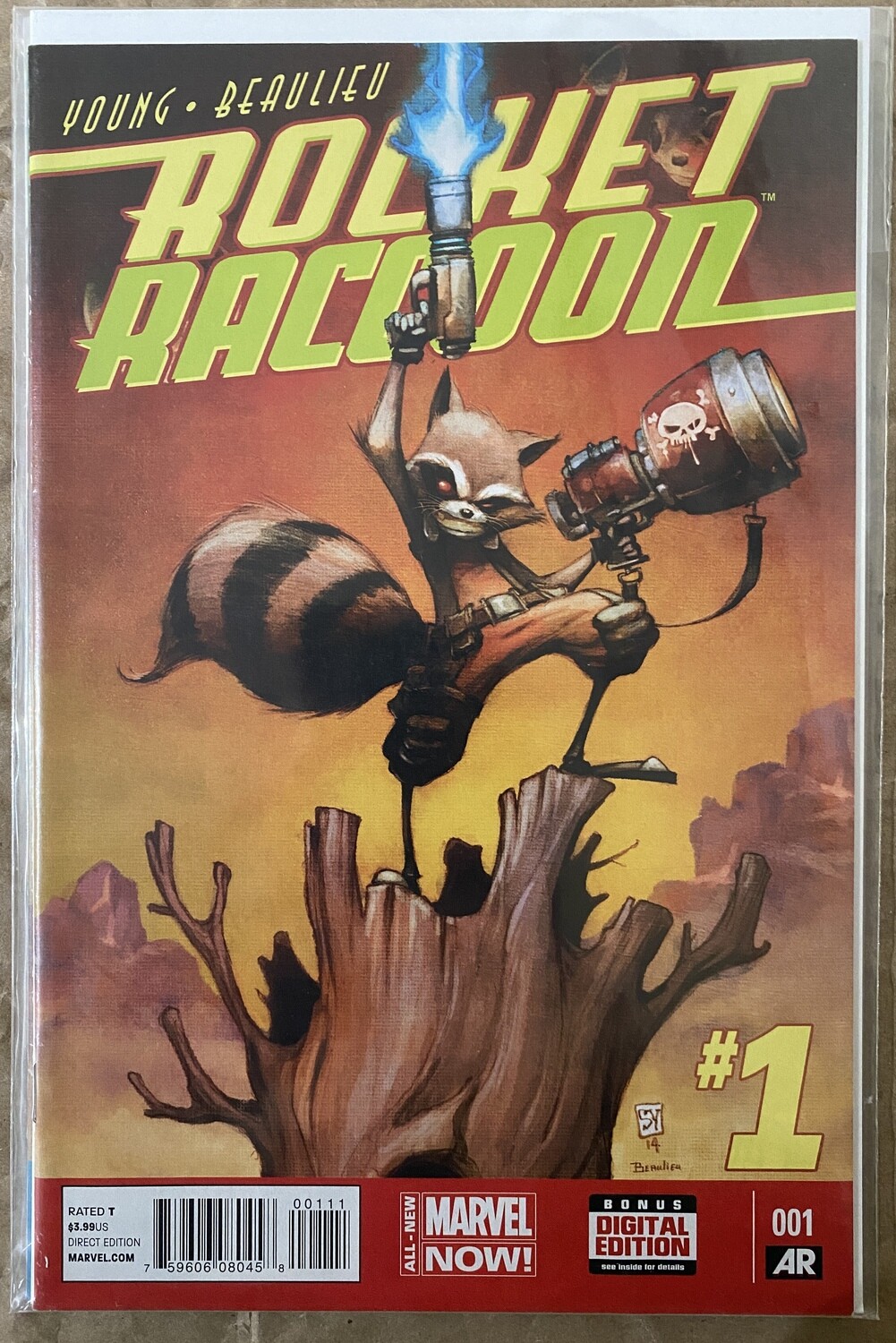 Rocket Raccoon #1 - Scottie Young - First Print Variant