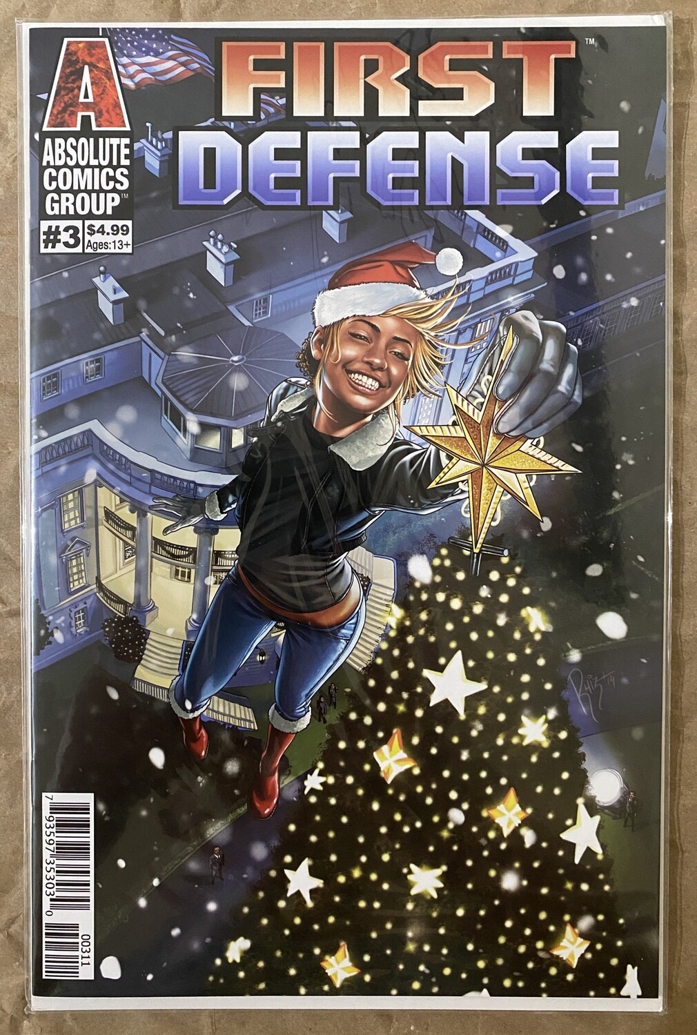 First Defense #3 - Retailer Variant
