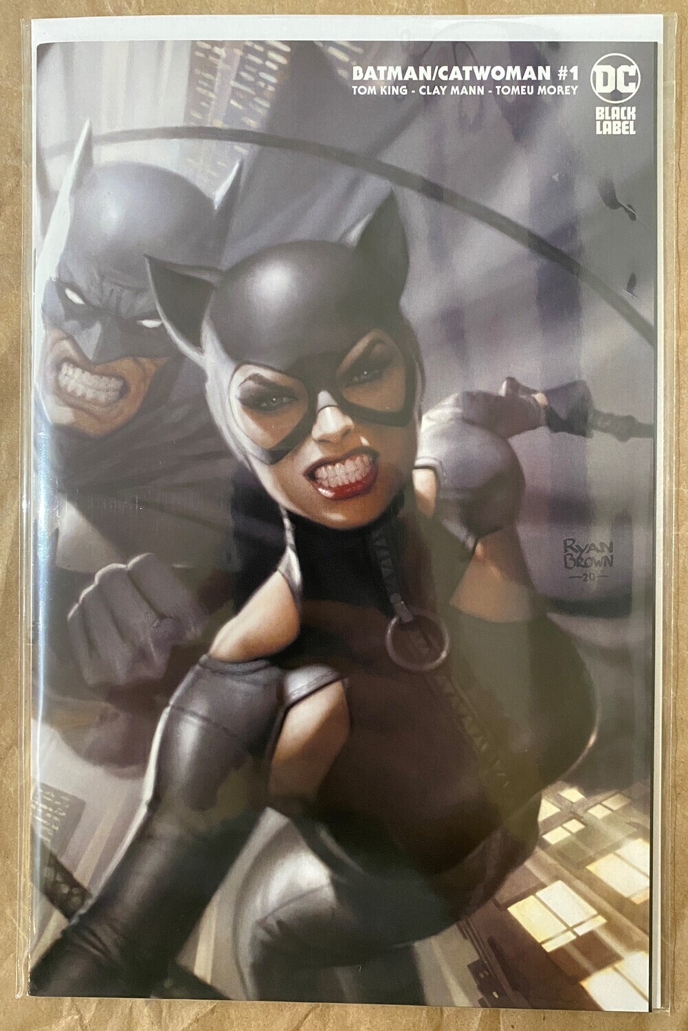 Batman / Catwoman #1 - Ryan Brown Minimal Trade Variant
