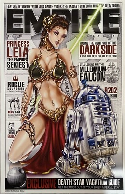 Jamie Tyndall Print - Empire Magazine - Slave Leia