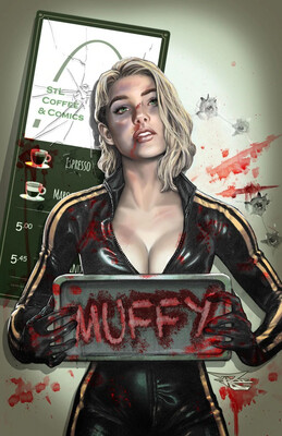 Muffy the Pimp Slayer #1 - Ron Leary - &quot;Catwoman #51 Homage&quot; Virgin Chrome Exclusive