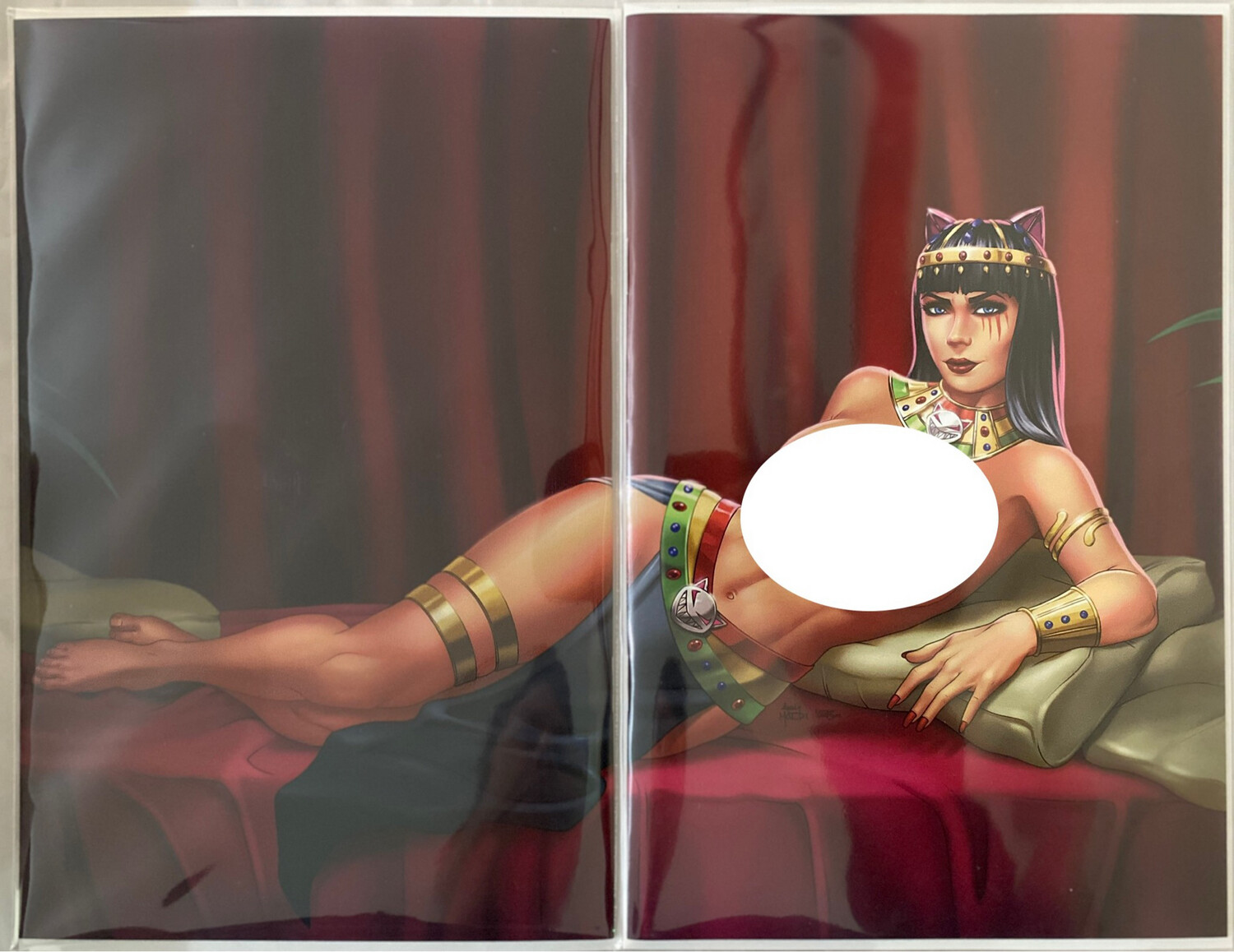 Miss Meow #3 - Cleo Wraparound Virgin Naughty Variant