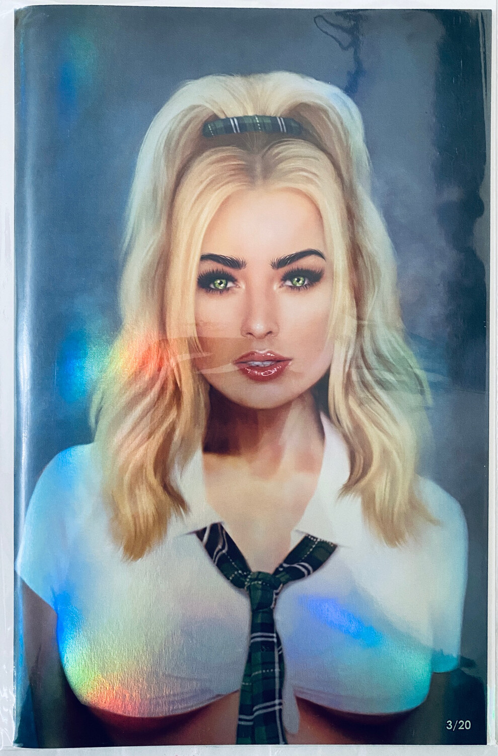 Valkyrie Saviors Key of Storms - School Girl Larissa Virgin Holofoil