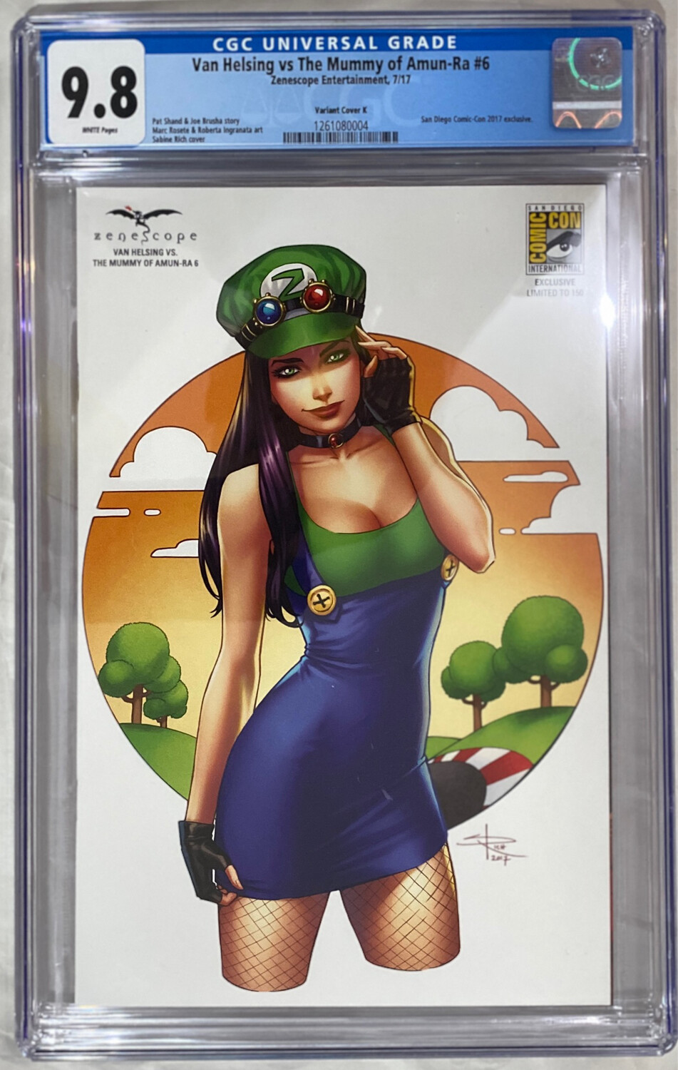 Van Helsing vs the Mummy of Amun-Ra #1 - Bombshell Exclusive - CGC 9.8