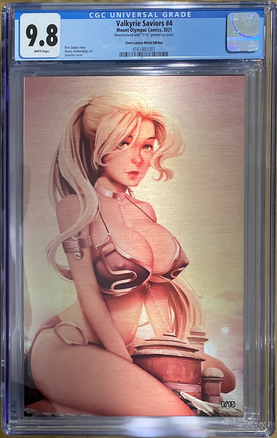 Valkyrie Saviors Key of Storms - May the 4th - Slave Larissa Virgin Metal - CGC 9.8