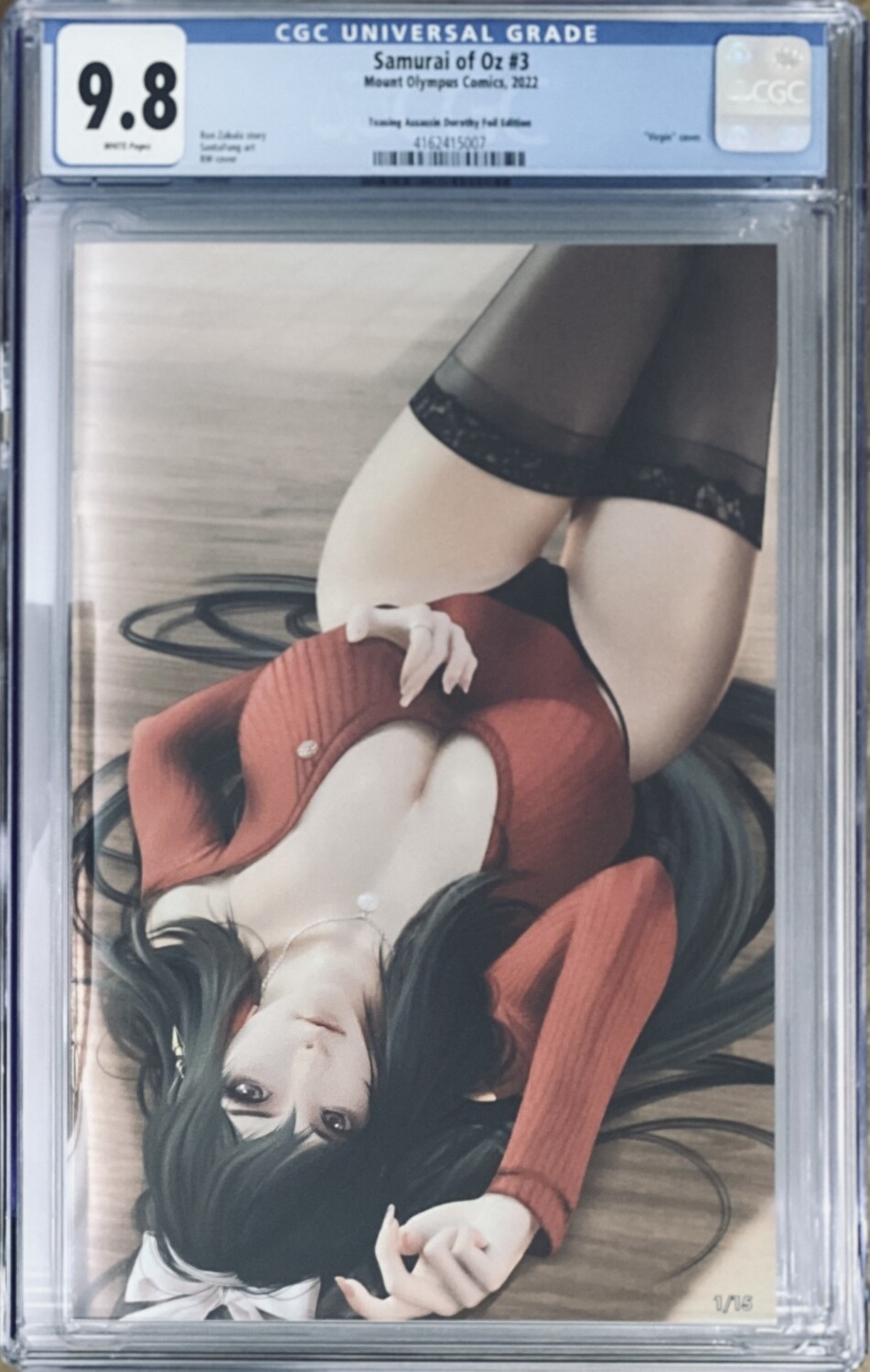 Samurai of Oz #3 - Teasing Assassin Virgin Holofoil Exclusive - CGC 9.8