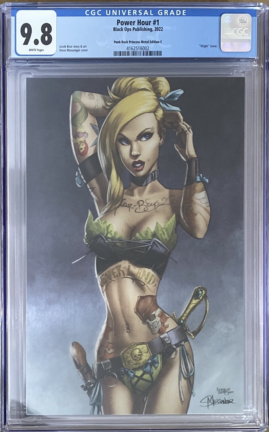 Power Hour #1 - Punk Rock Princess Tinkerbell - Virgin Metal Exclusive - CGC 9.8