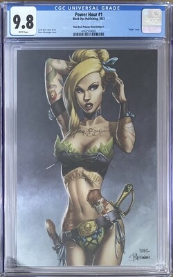 Power Hour #1 - Punk Rock Princess Tinkerbell - Virgin Metal Exclusive - CGC 9.8