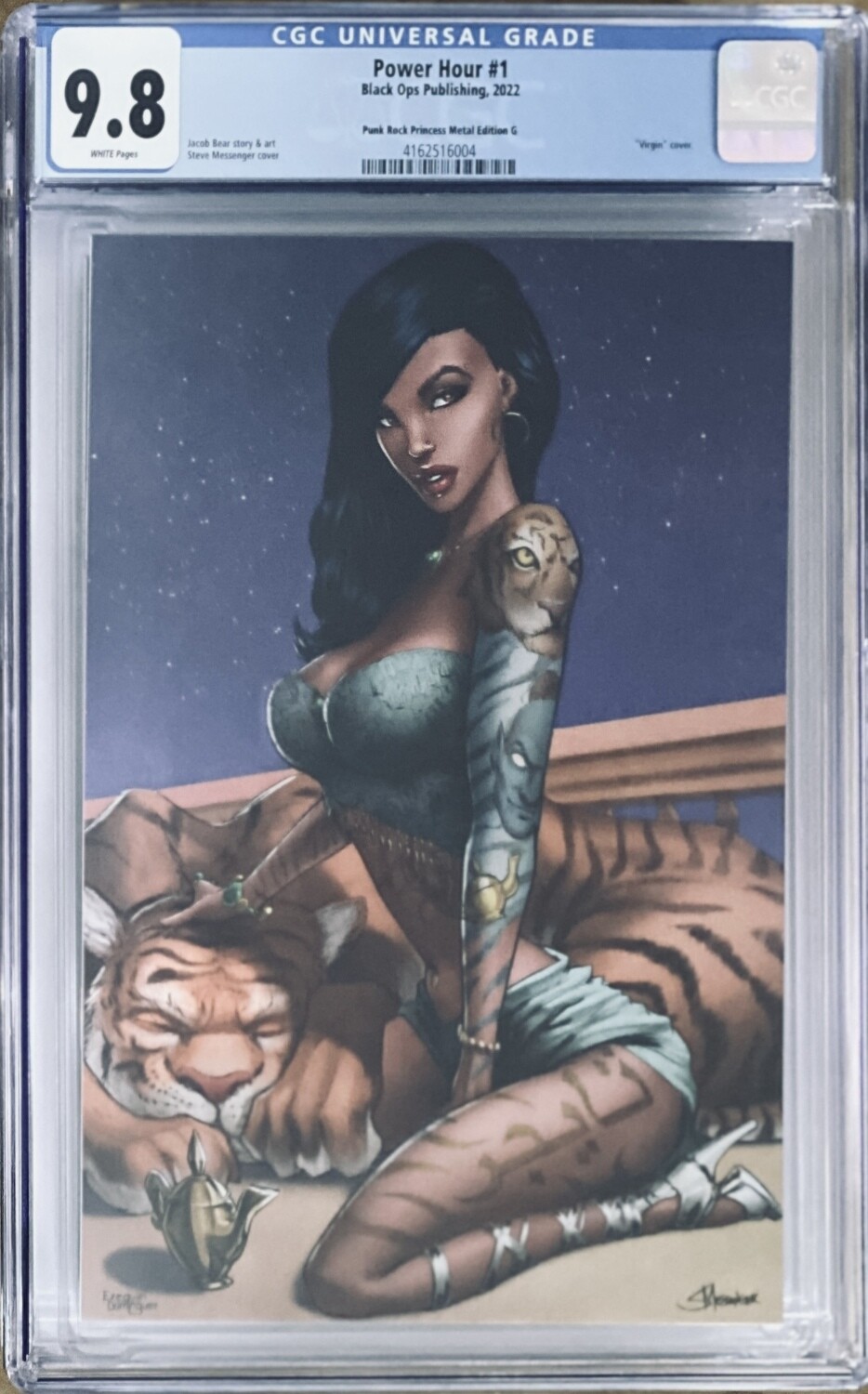 Power Hour #1 - Punk Rock Princess Jasmine - Virgin Metal Exclusive - CGC 9.8