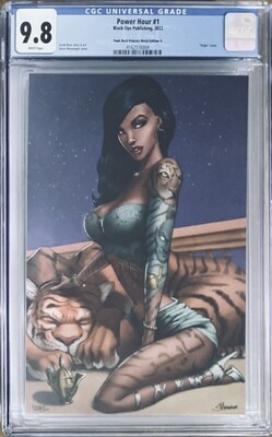 Power Hour #1 - Punk Rock Princess Jasmine - Virgin Metal Exclusive - CGC 9.8