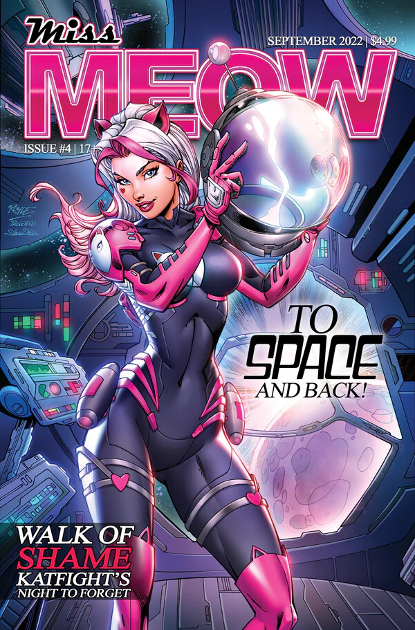 Miss Meow #4 - Space &amp; Back Trade Variant