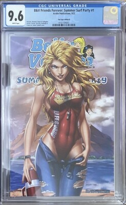 Betty and Veronica Friends Forever Summer Surf Party #1 - 2022 FanExpo Exclusive - CGC 9.6