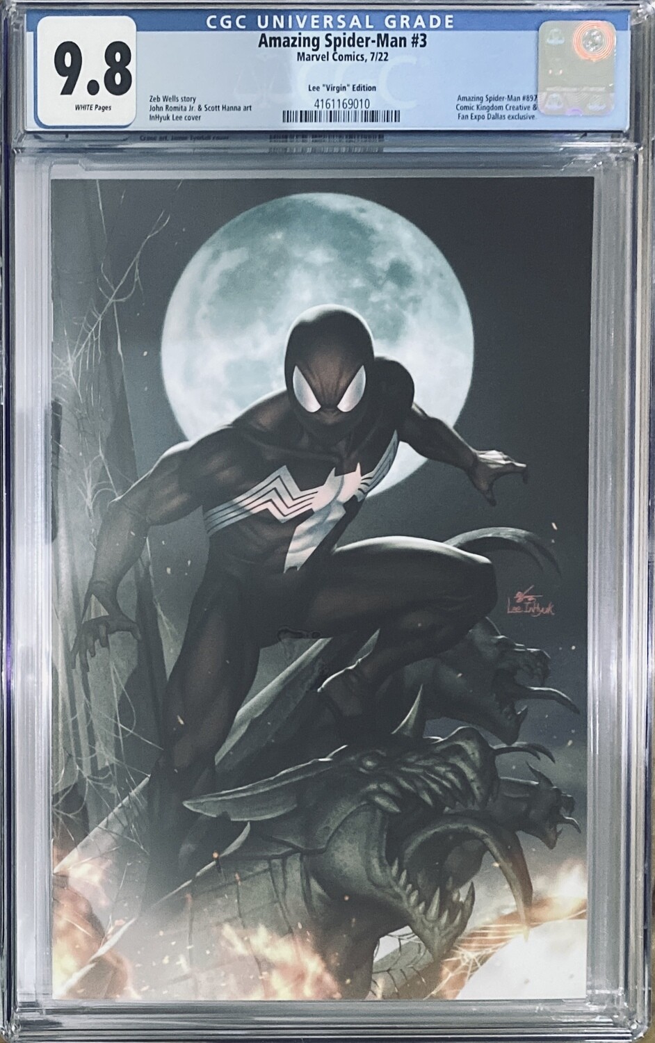 Amazing Spider-Man #3 - Dallas Fan Expo Black Suite Virgin Exclusive - CGC 9.8