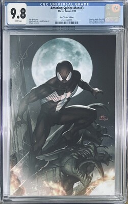 Amazing Spider-Man #3 - Dallas Fan Expo Black Suite Virgin Exclusive - CGC 9.8